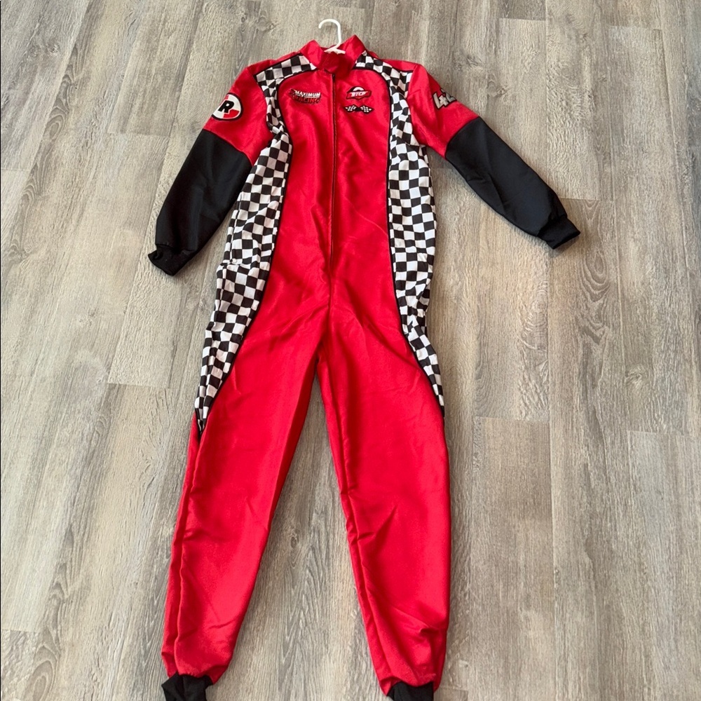 Maximum Racing Men’s Red & Black Checkered Racing Jacket - Picture 5 of 9
